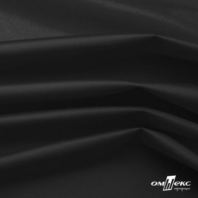 Курточная ткань Дюэл Middle (дюспо), WR PU Milky, Black/Чёрный 80г/м2, шир. 150 см - купить в Балаково. Цена 123.45 руб.