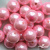 0404-00108-Бусины пластиковые под жемчуг "ОмТекс", 16 мм, (уп.50гр=24+/-1шт) цв.101-св.розовый - купить в Балаково. Цена: 44.18 руб.