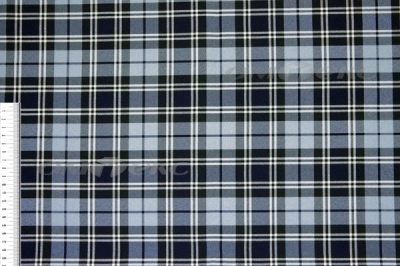 Ткань костюмная клетка Т7274 2004, 220 гр/м2, шир.150см, цвет т.синий/гол/бел - купить в Балаково. Цена 