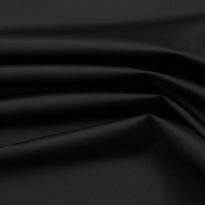 Курточная ткань Дюэл (дюспо), PU/WR/Milky, 80 гр/м2, шир.150см, цвет чёрный - купить в Балаково. Цена 141.80 руб.