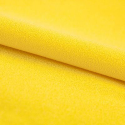 Креп стрейч Амузен 12-0752, 85 гр/м2, шир.150см, цвет жёлтый - купить в Балаково. Цена 194.07 руб.