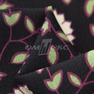 Плательная ткань "Фламенко" 10.1, 80 гр/м2, шир.150 см, принт растительный - купить в Балаково. Цена 243.96 руб.