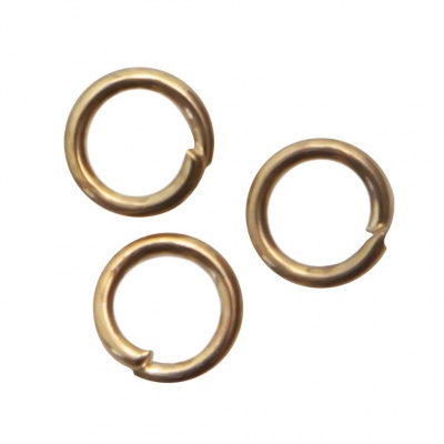 Кольцо  соединительное для бижутерии 4 мм, цв.-золото - купить в Балаково. Цена: 0.41 руб.
