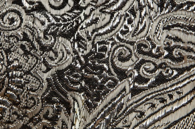 Ткань костюмная жаккард №11, 140 гр/м2, шир.150см, цвет тем.серебро - купить в Балаково. Цена 383.29 руб.