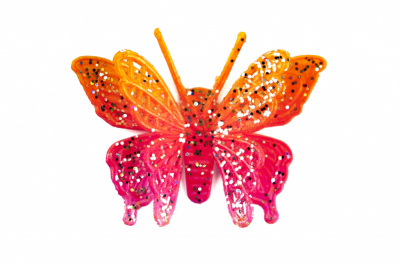 Бабочка декоративная пластиковая #10 - купить в Балаково. Цена: 7.09 руб.