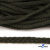 Шнур плетеный d-6 мм круглый, 70% хлопок 30% полиэстер, уп.90+/-1 м, цв.1075-хаки - купить в Балаково. Цена: 588 руб.
