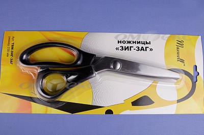 Ножницы ЗИГ-ЗАГ "MAXWELL" 230 мм - купить в Балаково. Цена: 1 041.25 руб.