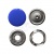 Кнопка рубашечная (закрытая) 9,5мм - эмаль, цв.168 - голубой - купить в Балаково. Цена: 4.77 руб.