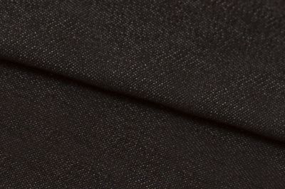 Ткань джинсовая №96, 160 гр/м2, шир.148см, цвет чёрный - купить в Балаково. Цена 350.42 руб.
