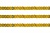 Пайетки "ОмТекс" на нитях, SILVER SHINING, 6 мм F / упак.91+/-1м, цв. 48 - золото - купить в Балаково. Цена: 356.19 руб.