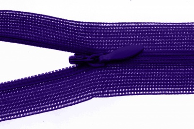 Молния потайная Т3 866, 20 см, капрон, цвет фиолетовый - купить в Балаково. Цена: 5.27 руб.