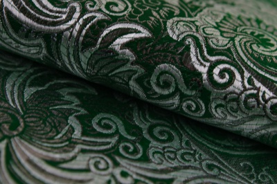 Ткань костюмная жаккард, 135 гр/м2, шир.150см, цвет зелёный№4 - купить в Балаково. Цена 441.94 руб.