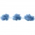 Тесьма плетеная "Рюш", упак. 9,14 м, цвет голубой - купить в Балаково. Цена: 45.87 руб.