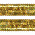 Тесьма с пайетками D16, шир. 20 мм/уп. 25+/-1 м, цвет золото - купить в Балаково. Цена: 778.19 руб.