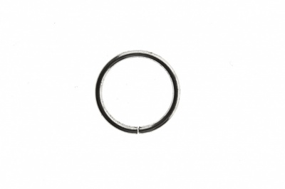 Кольцо металлическое d-15 мм, цв.-никель - купить в Балаково. Цена: 2.45 руб.