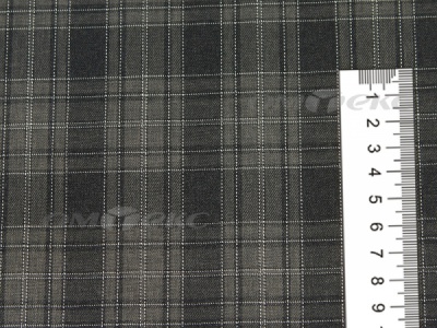 Ткань костюмная клетка 25235 2004, 185 гр/м2, шир.150см, цвет серый/бел - купить в Балаково. Цена 