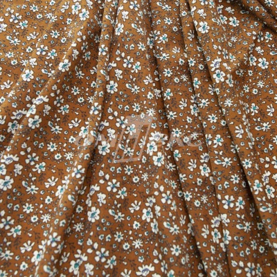 Плательная ткань "Фламенко" 11.1, 80 гр/м2, шир.150 см, принт растительный - купить в Балаково. Цена 239.03 руб.